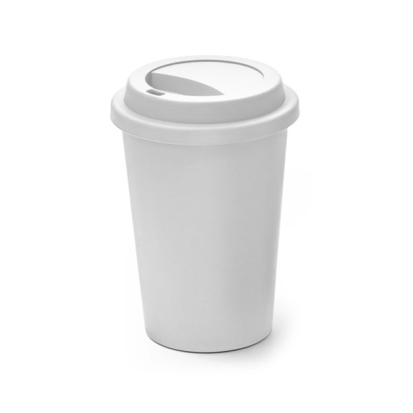 TONALI 450. Kubek wielokrotnego użytku z PP 450 ml P046618S biały