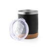 SOLBERG TUMBLER. Kubek podróżny ze stali nierdzewnej 400 ml P046625S czarny