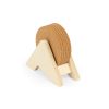 PLYCORK. Stojak ze sklejki z 6 korkowymi podstawkami P097580S