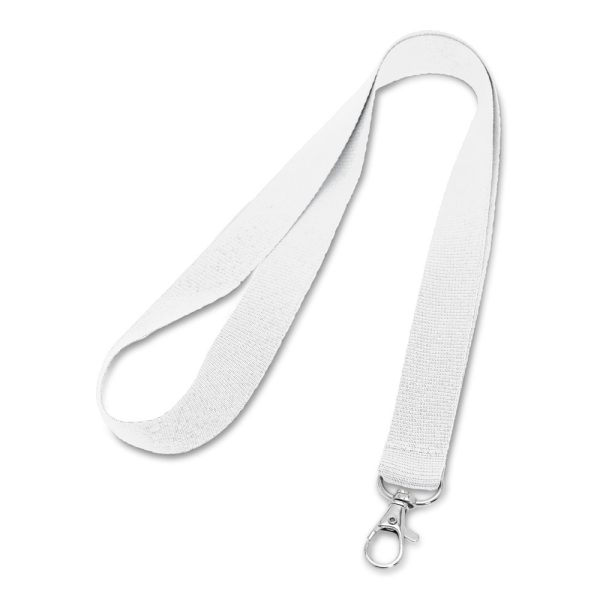 LARIAT. Smycz poliestrowa P037221S biały