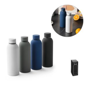 ODIN. Butelka próżniowa ze stali nierdzewnej (36% z recyklingu) o podwójnych ściankach 550 mL P041177S ST-94603-W