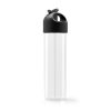 CONLEY. Butelka sportowa z PS i PE 500 ml P037301S czarny