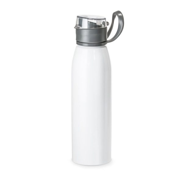 KORVER. Butelka sportowa z aluminium 650 ml P037320S biały