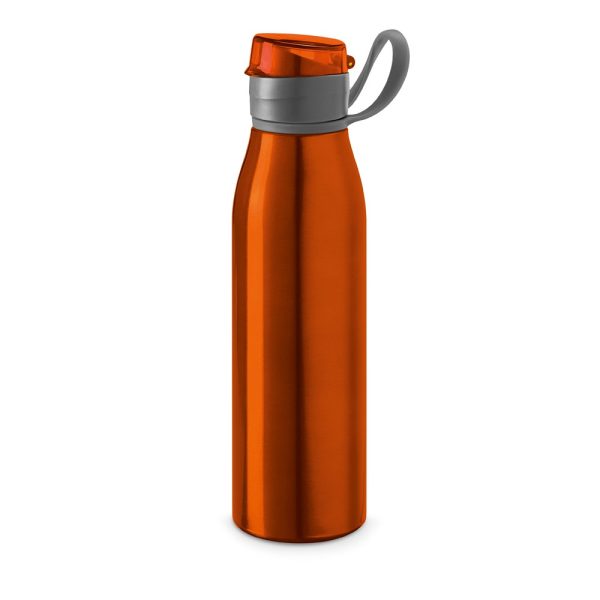 KORVER. Butelka sportowa z aluminium 650 ml P037320S pomarańczowy