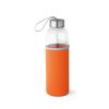 RAISE. Butelka sportowa ze szkła i stali nierdzewnej 520 ml P037353S pomarańczowy
