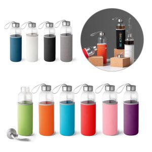RAISE. Butelka sportowa ze szkła i stali nierdzewnej 520 ml P037353S ST-94646-W