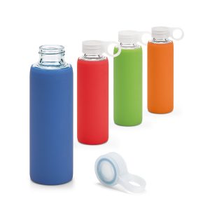 DHABI. Butelka sportowa ze szkła borokrzemowego 380 ml P037376S ST-94668-W