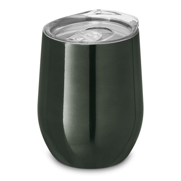 RONDE. Kubek podróżny ze stali nierdzewnej 400 ml P037390S stalowy