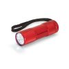 FLASHY. Aluminiowa latarka z 9 diodami LED P037433S czerwony