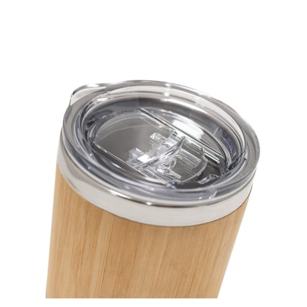 LYCKA. Kubek z bambusa i stali nierdzewnej 350 ml P041196S
