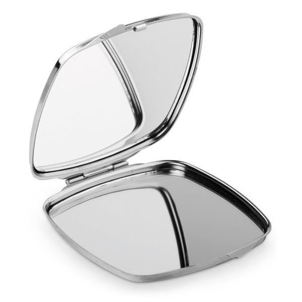 SHIMMER. Podwójne metalowe lusterko do torebki P037557S