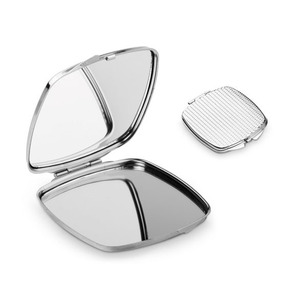 SHIMMER. Podwójne metalowe lusterko do torebki P037557S