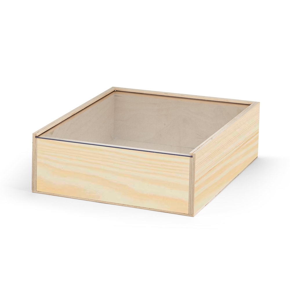 BOXIE CLEAR S. Drewniane pudełko S P047274S ST-94943-170