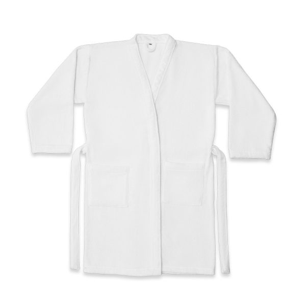 RUFFALO. Szlafrok (350 g/m²) wykonany z bawełny (82%) i bawełny z recyklingu (18%) P046668S