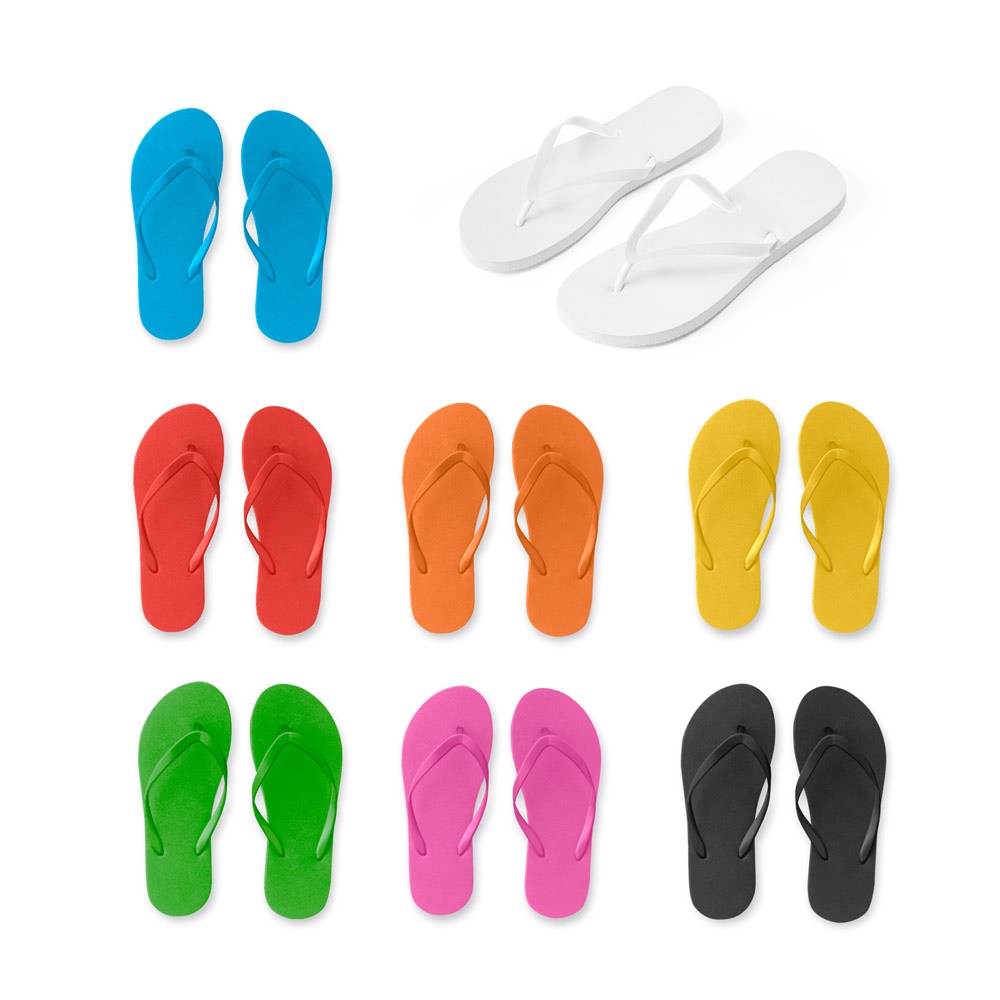 MAUPITI S / M. Wygodne kapcie z podeszwą z PE i paskiem z PVC P054200S ST-95084-W