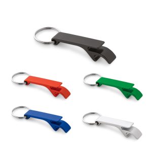 RE-BAITT. Brelok z aluminiowym (100% rAL) otwieraczem do kapsułek P097587S ST-95090-W