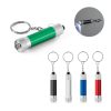 RE-LERGAN. Aluminiowy brelok do kluczy (92% z recyklingu) z latarką LED z 3 diodami P097593S
