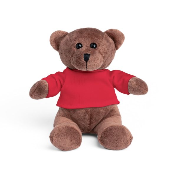BEAR. Pluszak w kształcie misia z koszulką P037663S czerwony