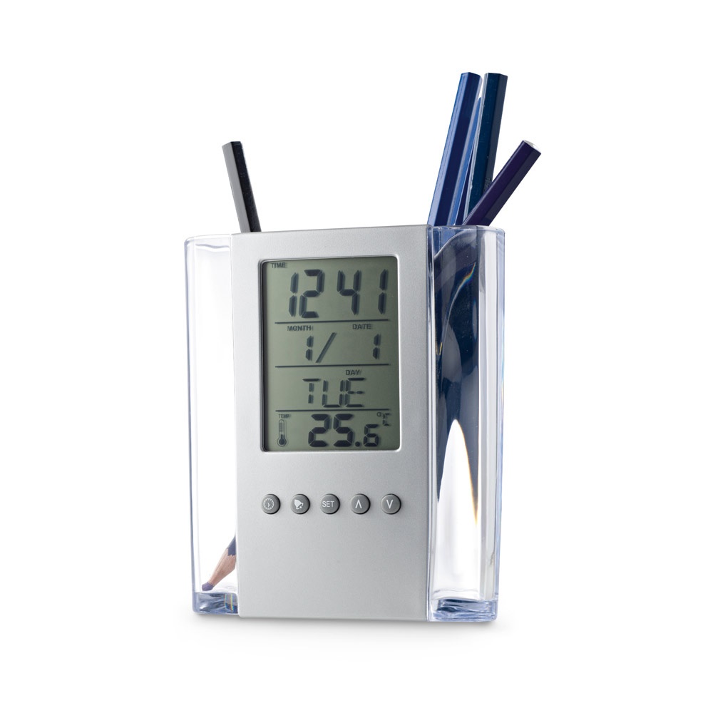 EDEM. Uchwyt na długopis z akrylowym ekranem LCD P037674S ST-97065-127