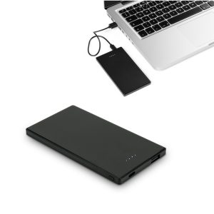 DENNING. Smukły power bank ze stali nierdzewnej o pojemności 5000 mAh P097610S ST-97184-103