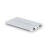 NOBEL. Power bank 7.200 mAh z aluminium pochodzącego z recyklingu (100% z rAL) P037780S satynowy srebrny