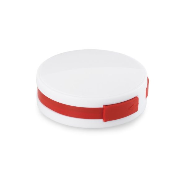 GARDNER. HUB z kablem i 4 portami USB-A z ABS P037785S czerwony