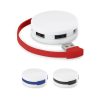 GARDNER. HUB z kablem i 4 portami USB-A z ABS P037785S