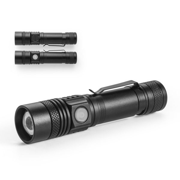 UNGAR. Aluminiowa latarka 5W z możliwością ładowania P083175S