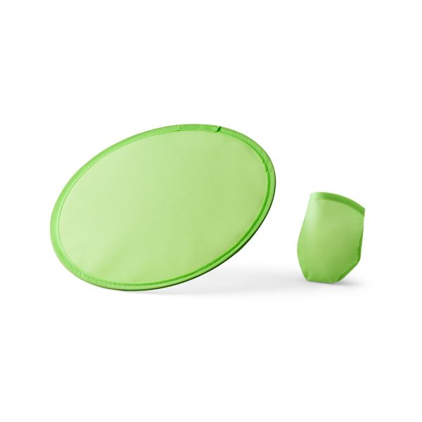 JURUA. Składane frisbee wykonane z materiału 190T P038168S jasnozielony