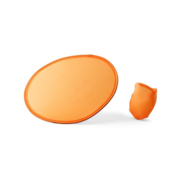 JURUA. Składane frisbee wykonane z materiału 190T P038168S pomarańczowy