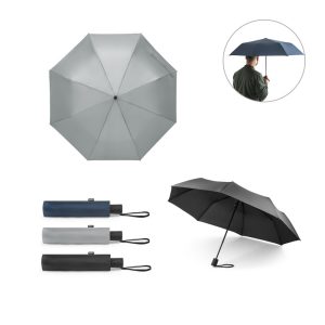 CIMONE. Składany parasol poliestru pochodzącego (100% rPET) pongee 190T z automatycznym otwieraniem P043885S ST-99041-W