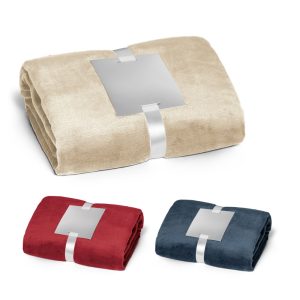 DYLEAF. Koc polarowy (240 g/m²) z tasiemką na kartę personalizacji P038325S ST-99075-W