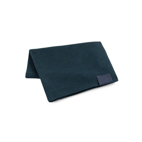 SERENITY. Szalik z poliestru z recyklingu (100% rPET) z przeszyciami do personalizacji P083184S granatowy