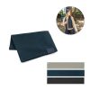SERENITY. Szalik z poliestru z recyklingu (100% rPET) z przeszyciami do personalizacji P083184S