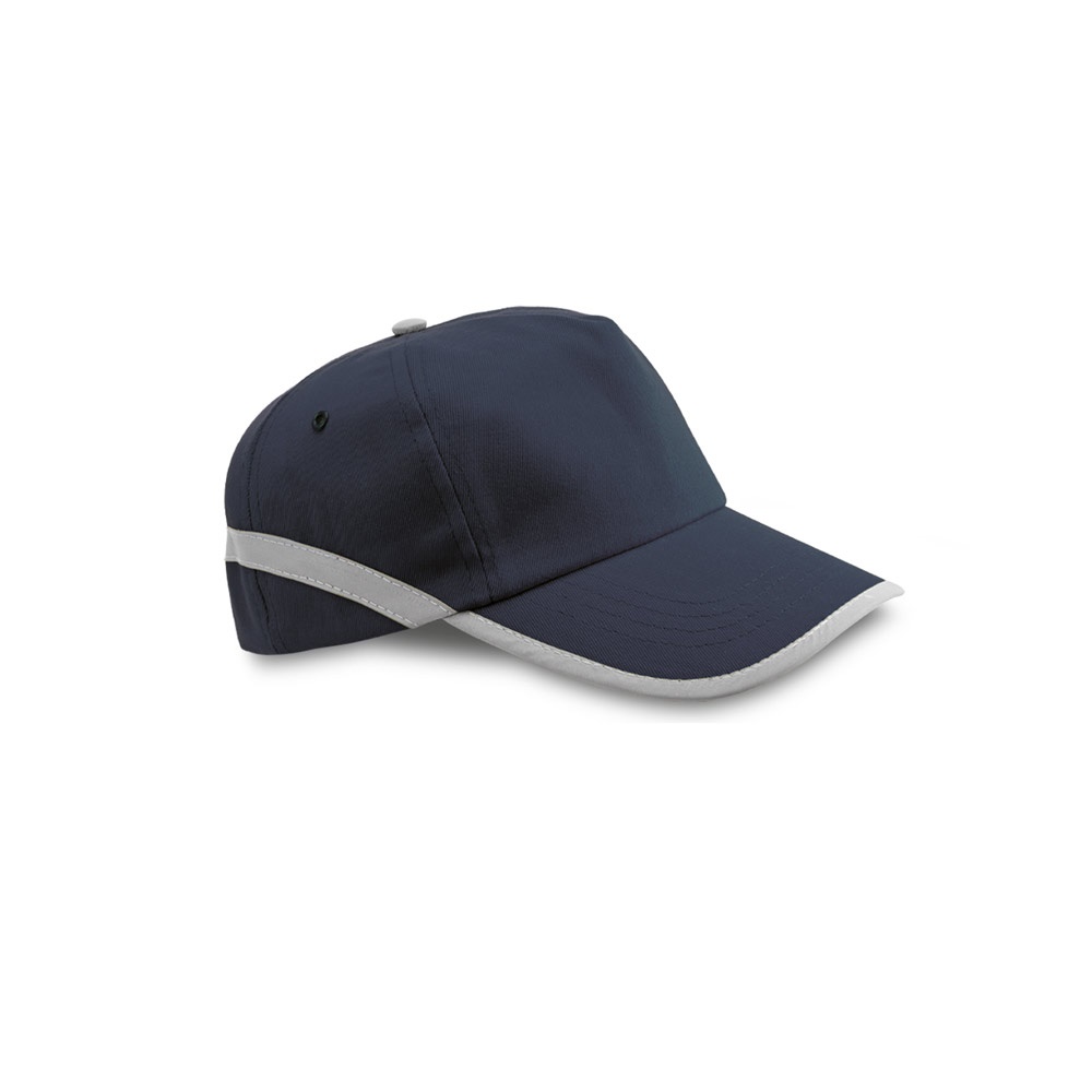 JONES. Poliestrowa czapka z elementami odblaskowymi P038463S ST-99418-W