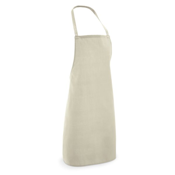 CURRY. Fartuch, bawełna i poliester (180 g/m²) P038549S jasny brąz