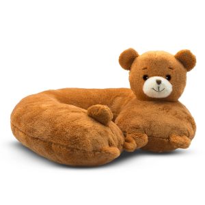 Pluszowa poduszka, zagłówek podróżny, miś | Triperd P051797X AX-HE798-18