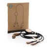 Kabel do ładowania 6 w 1 Ohio, plastik z recyklingu P050250X