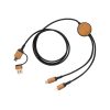 Kabel do ładowania 6 w 1 Ohio, plastik z recyklingu P050250X
