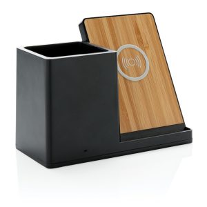 Ładowarka bezprzewodowa 10W, organizer na biurko Ontario P047348X AX-P308.40-W
