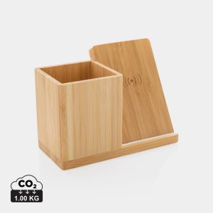 Ładowarka bezprzewodowa 5W, organizer na biurko Calgary P047352X AX-P308.479
