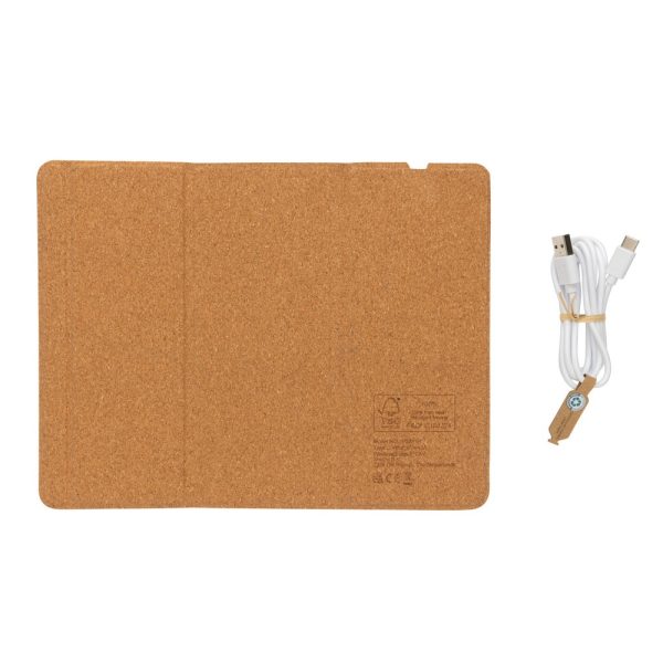 Korkowa podkładka pod mysz, ładowarka bezprzewodowa 10W P047353X