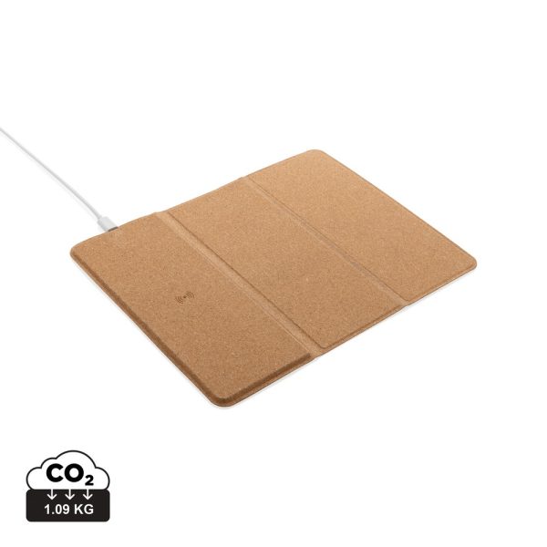 Korkowa podkładka pod mysz, ładowarka bezprzewodowa 10W P047353X