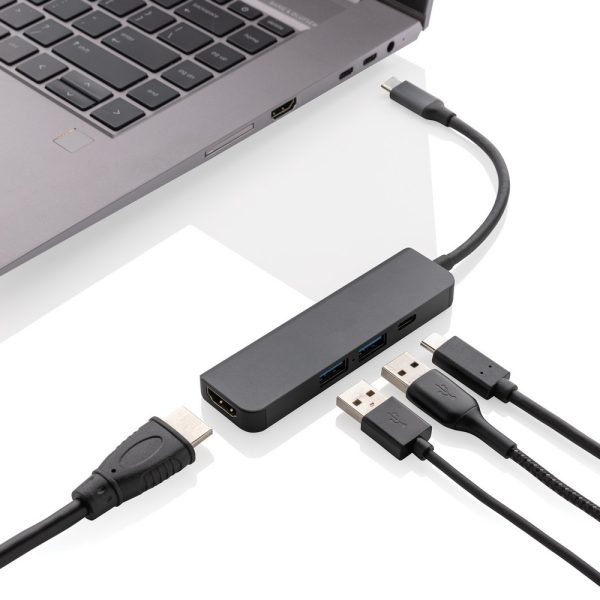 Hub USB 3.0 i USB typu C Terra, wejście HDMI 4K, RABS P054745X