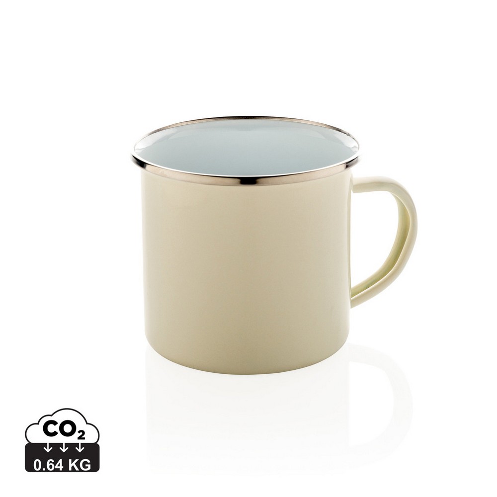 Emaliowany kubek 350 ml w stylu vintage P014951X AX-P432.353