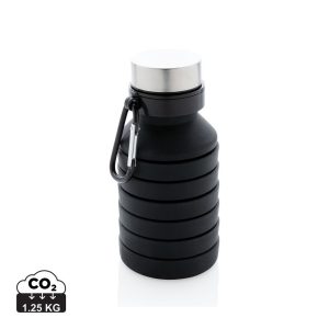Składana butelka sportowa 550 ml z karabińczykiem P009748X AX-P432.62-W