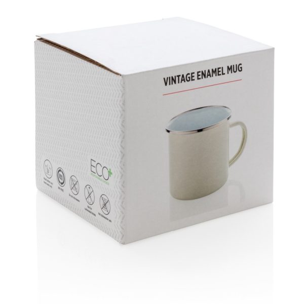 Emaliowany kubek 350 ml w stylu vintage P014951X