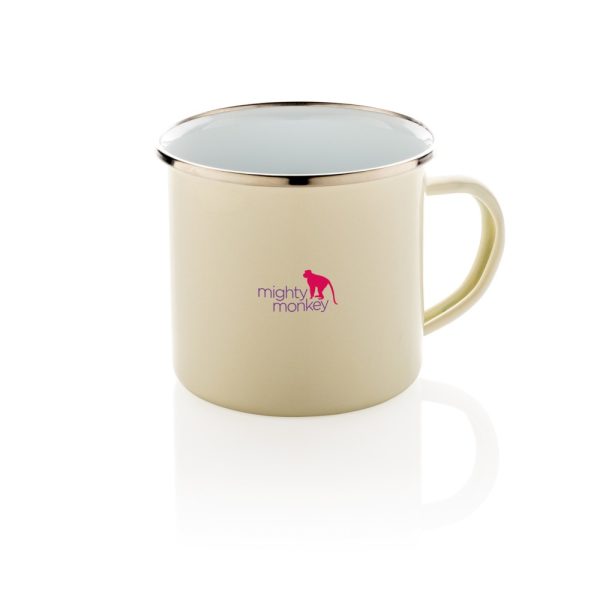 Emaliowany kubek 350 ml w stylu vintage P014951X