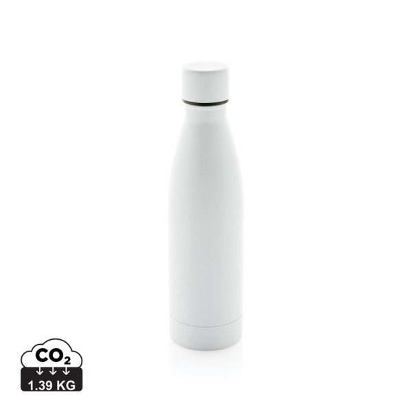 Butelka termiczna 500 ml, stal nierdzewna z recyklingu P043573X white