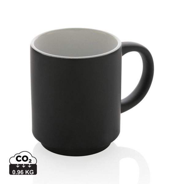 Kubek ceramiczny 180 ml P043581X black